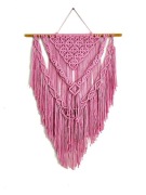 Makrama Duży Łapacz Snów Dekoracja Na Ścianę Ozdoba