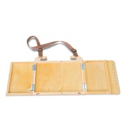 Paleta drewniania dla farb plenerowa z uchwytem dla sztalugi, KraiArt.