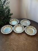 Talerzyki podstawki pod szklanki PRL