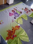 Firanki dla dziecka panele 3 szt.