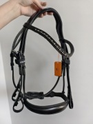 Anatomiczne ogłowie munsztukowe Schockemohle Milton Full czarne