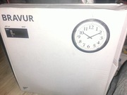 Zegar ścienny,czarny,BRAVUR 59cm 