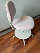 Krzesło obrotowe biurkowe Vimund różowe ikea jysk brw