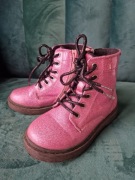 BUTY BROKATOWE RÓŻOWE, dziecięce, BOTK NELLI BLU27