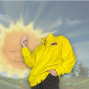 Vintage polar żółty halfzip z podszewką gruby r M 