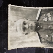 Zdjęcie medali i orderów wojskowych, koniec lat 50. XX wieku (2220)  