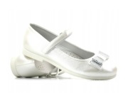 Balerinki Wojtyłko kokarda rzep komunia rozmiar 35