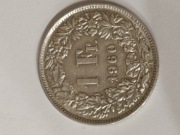 Szwajcaria 1 Frank srebro 835 5g.32,2mm.rok 1960