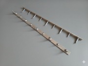 Profesjonalne Listwy Masarskie z Hakami na Wędliny – Komplet 2 szt.