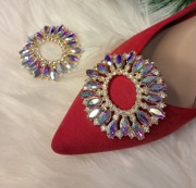 klipsy do butów cyrkonie unicorn wesele okazje klamry do butów