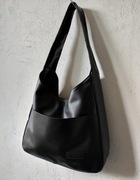 nowa czarna torebka na ramie eco skóra damska torba boho styl vintage