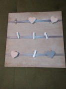 Ramka do przyczepiania zdjęć na klamerki