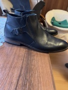 Buty za kostkę skórzane