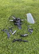 Yamaha R7 szyba szybka set lewy kierowcy podnóżek