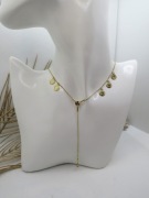 K-63 VEZZI Naszyjnik monetki stal chirurgiczna