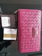 WITCHEN portfel RÓŻOWY duzy SKÓRA  nowy gwarancja do 8.2026