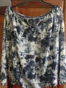 Bluzka hiszpanka niebiesko-biała roz. 42 JANINA