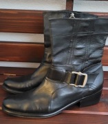 skórzane botki VERA WANG rozm. 43 