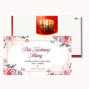 Merci dla Mamy Personalizowany Prezent na Dzień Matki Bombonierka 400g