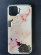 Etui iPhone 13 Pro Max marmur + złoto stylowe artystyczne case