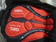 X-TIGER męskie spodnie rowerowe na szelkach trzy kieszenie wkładka