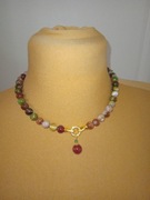 Naszyjnik z agatów indyjskich 10mm