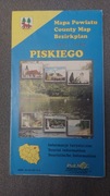 Mapa powiatu Piskiego 2001