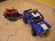 Klocki Lego Creator - Niebieski terenowy samochód 5893 3w1- Łódź