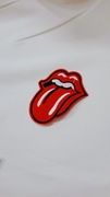 Naszywka czerwona usta język 