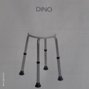 Taboret DINO pod prysznic do kąpieli,  ALUMINIUM do 130 kg.
