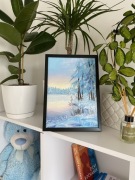 Obraz akrylowy „winter lake”