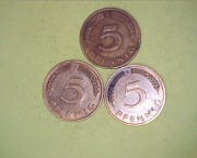 Niemcy - 5 pfennigów  1982 DFG