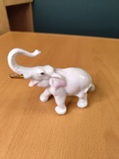 Figurka słoń porcelanowa słonik biały porcelana