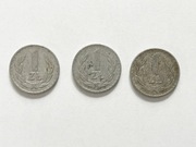 Moneta 1 zł złoty 1974 TRZY SZTUKI