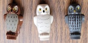 Lego 3 szt. sowa Owl Dk.Bluish.Gr White Brown NOWE