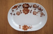 Duży talerz owalny fajans Włocławek 