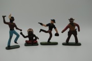 Żołnierzyk PRL dziki zachód Indianin Kowboj Indianie 4 szt