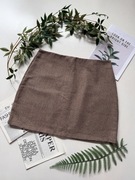 Spódnica mini w pepitkę preppy old money classy