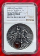 50zl 2020  Zaślubiny z Bałtykiem NGC MS70