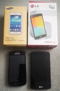 Dwa telefony Samsung i LG 