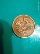 5 gr groszy 1949 brąz