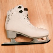 Łyżwy figurowe r. 38 skóra Walentynkowa wyprzedaż 