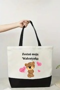 Duża torba materiałowa na Walentynki