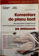 Komentarz do planu kont dla jednostek budżetowych