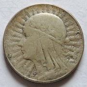 Moneta 10 zł -1932 rok - Polonia - Jadwiga - głowa kobiety - Ag 