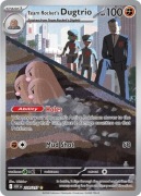 Team Rocket's Dugtrio ASC 239/217 Illustration Rare Pokemon TCG karta