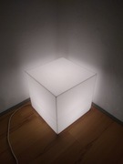 Lampka sześcian BIAŁA PLEKSA  