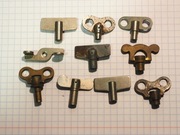 Kluczyk pokrętło knopek do starego budzika 10 sztuk - 020