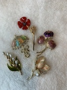 Broszki z mojej kolekcji cena za 1 szt 