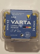 Bateria alkaliczna Varta longlife power 24 sztuki AAA